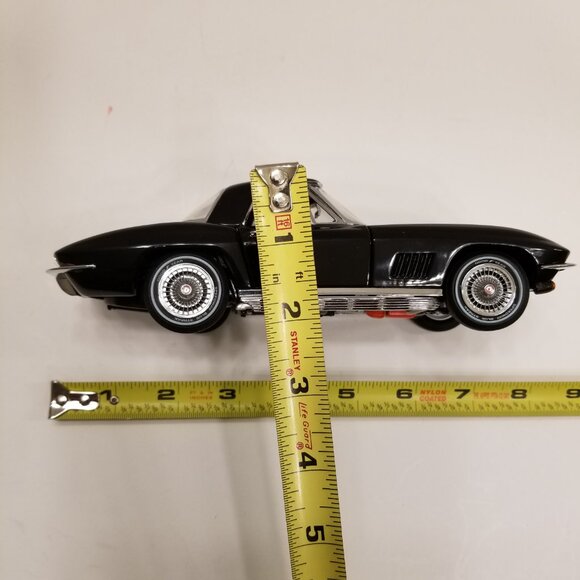 🚗1967 Corvette Convertible Black Rare Vintage Collectible Car Diecast Model - Picture 10 of 16